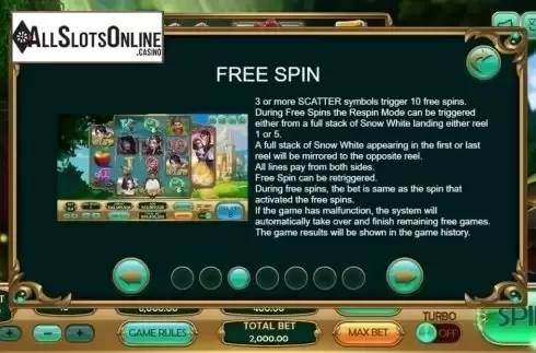 Features. Snow White (XIN Gaming) from XIN Gaming