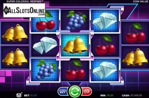 Reel Screen. Super Colossal Respins from Games Inc