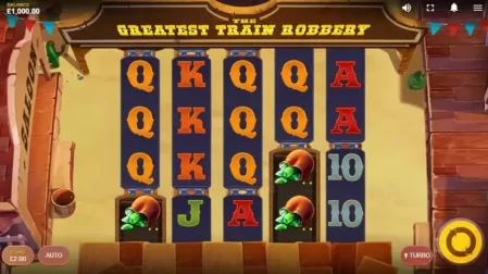 The Greatest Train Robbery slot screenshot 1