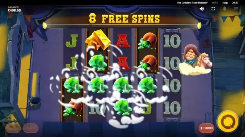 The Greatest Train Robbery slot screenshot 7