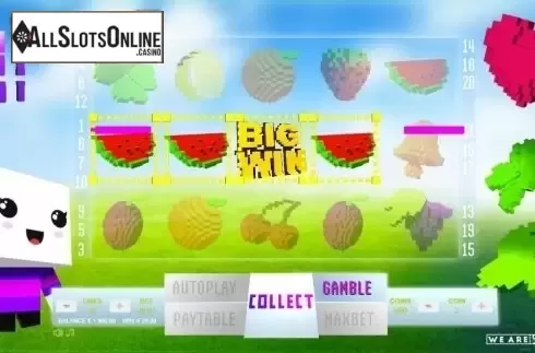 Win Screen. The Vox Slot from We Are Casino
