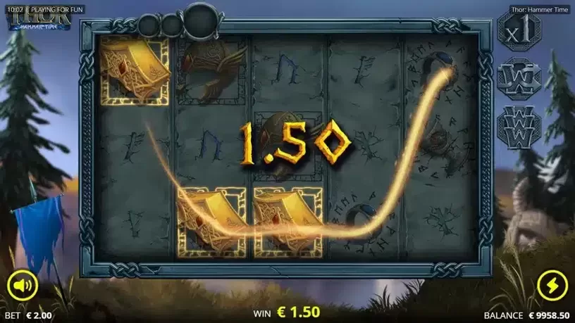 Thor Hammer Time slot screenshot 3