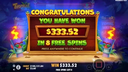 Tropical Tiki slot screenshot 6