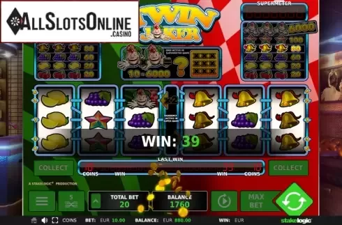 Win. Twin Joker from StakeLogic