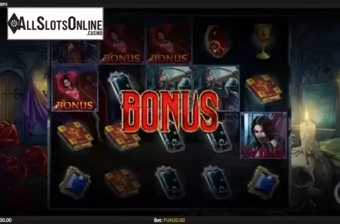 Bonus Game 1. Vampire Hunters from 1X2gaming