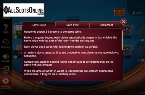 Game rules 1