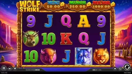 Wolf Strike slot screenshot 1