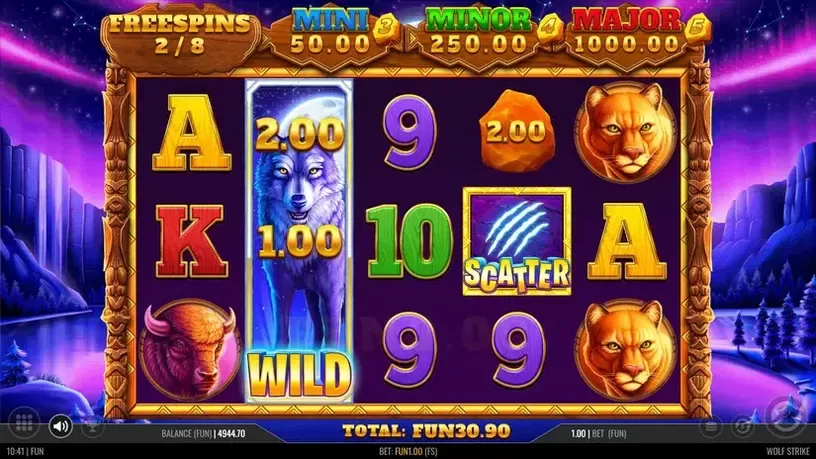 Wolf Strike slot screenshot 6
