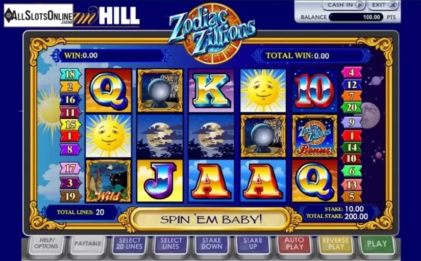 Screen5. Zodiac Zillions from Ash Gaming