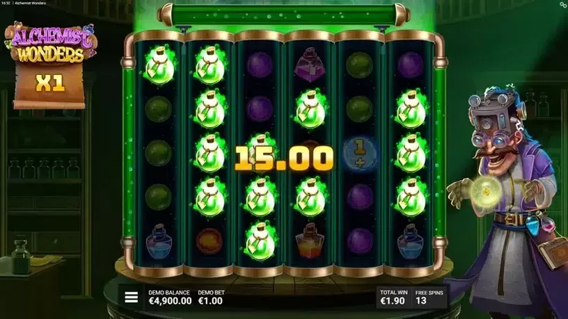Alchemist Wonders slot screenshot 5