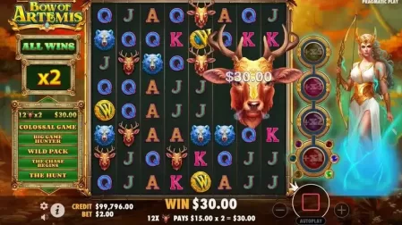 Bow of Artemis slot screenshot 4