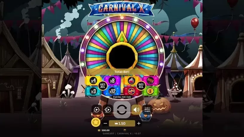 Carnival X slot screenshot 1