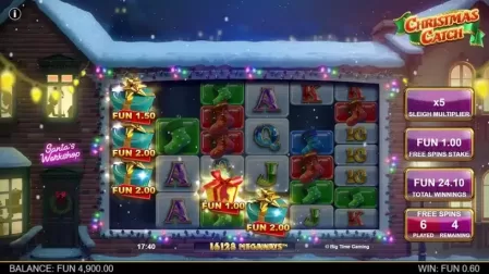 Christmas Catch slot screenshot 4