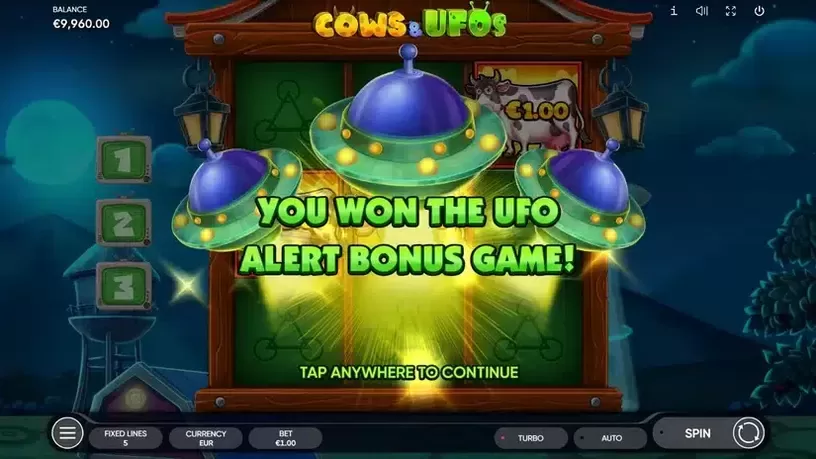 Cows & UFOs slot screenshot 5