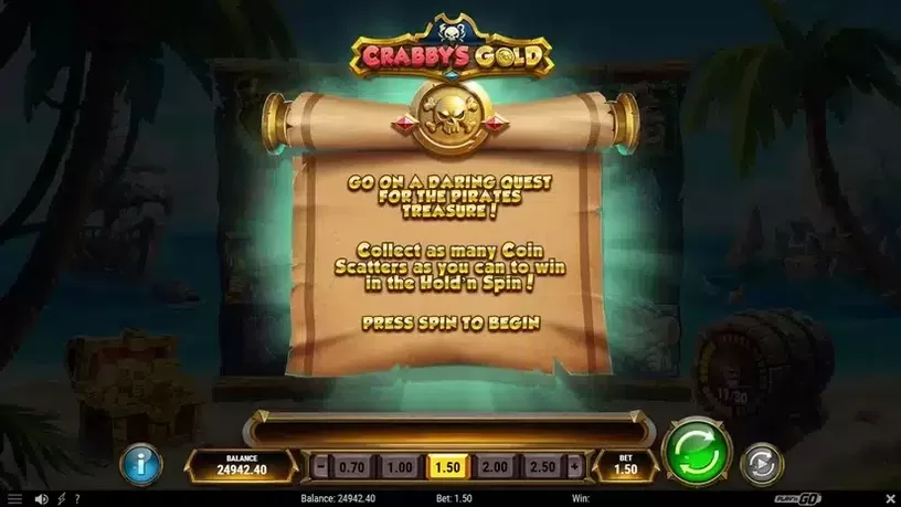 Crabby’s Gold slot screenshot 4