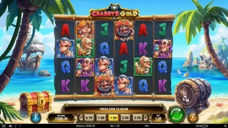 Crabby’s Gold slot screenshot 1