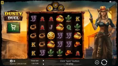 Dusty Duel slot screenshot 1
