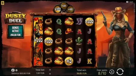 Dusty Duel slot screenshot 6