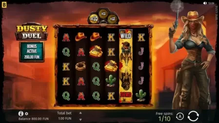 Dusty Duel slot screenshot 4