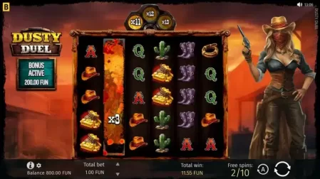 Dusty Duel slot screenshot 5