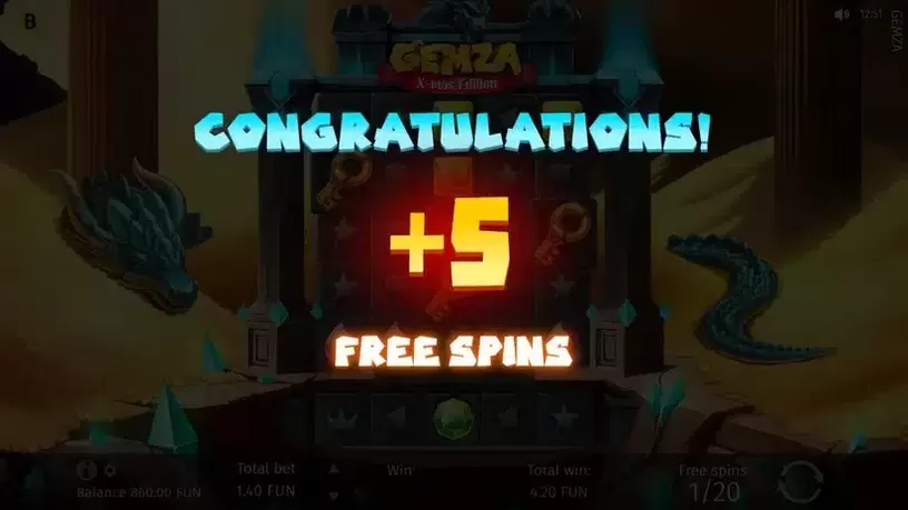 Gemza slot screenshot 4