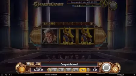 Gerard's Gambit slot screenshot 4