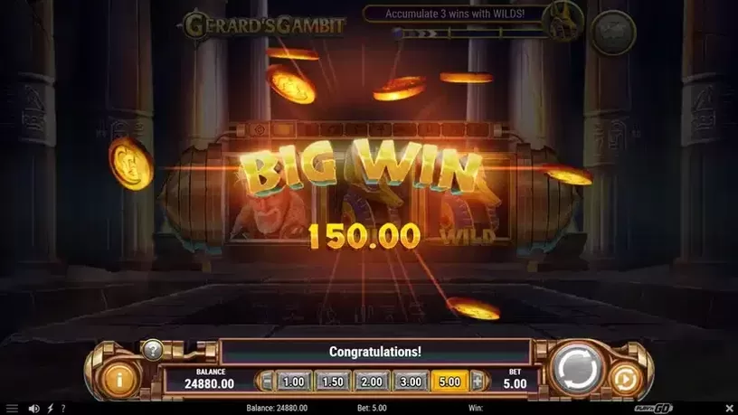 Gerard's Gambit slot screenshot 5