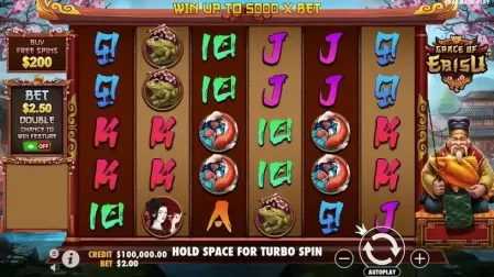 Grace of Ebisu slot screenshot 1
