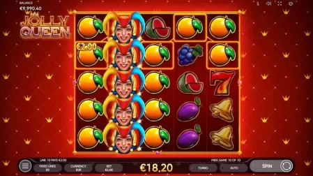 Jolly Queen slot screenshot 3