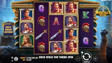 Medusa's Stone slot screenshot 1