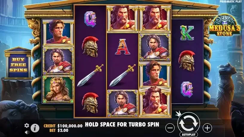 Medusa's Stone slot screenshot 1