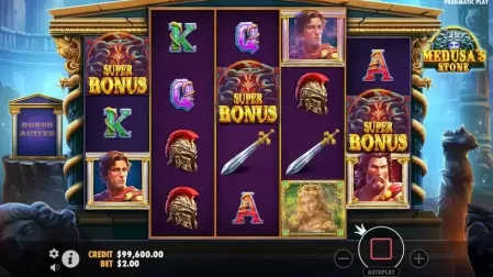 Medusa's Stone slot screenshot 3