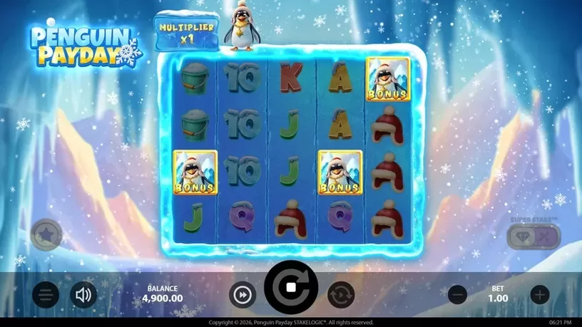 Penguin Payday slot screenshot 2
