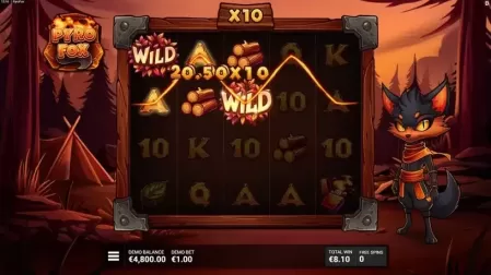 Pyrofox slot screenshot 5