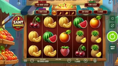 Saint Bananas slot screenshot 1