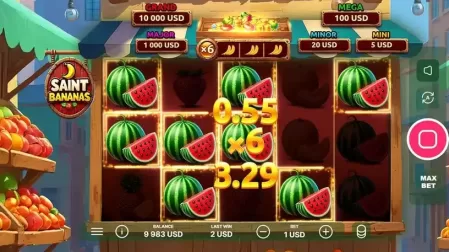 Saint Bananas slot screenshot 4