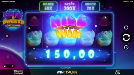 Stars n' Sweets Hold & Win slot screenshot 3