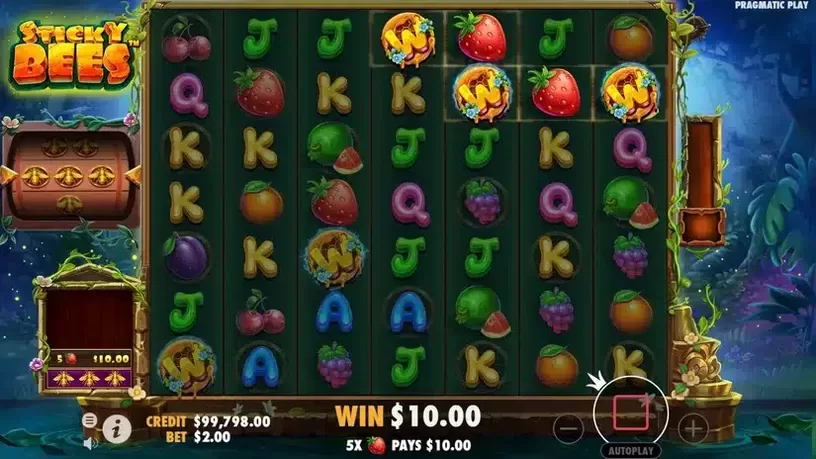 Sticky Bees slot screenshot 5