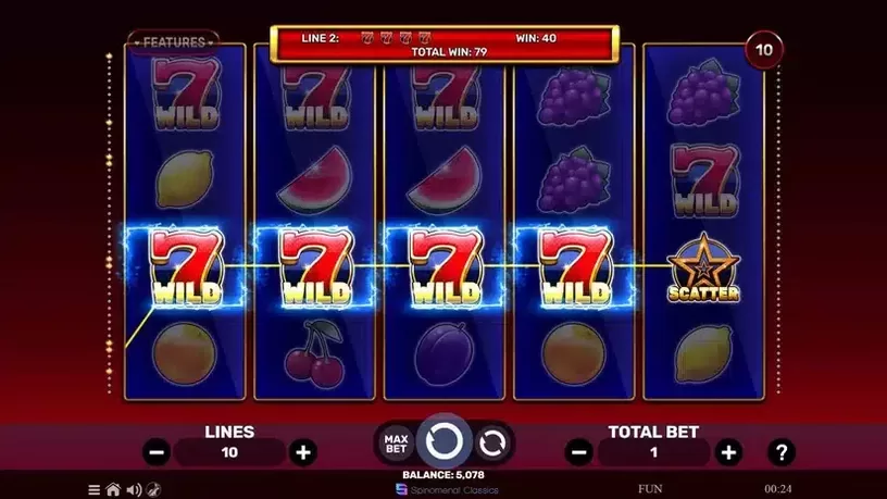 Super Wild Fruits slot screenshot 2
