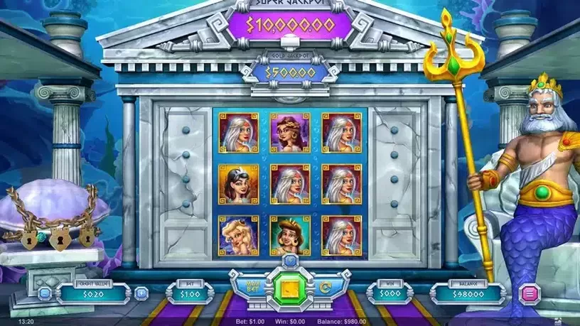 Triton's Secret slot screenshot 3