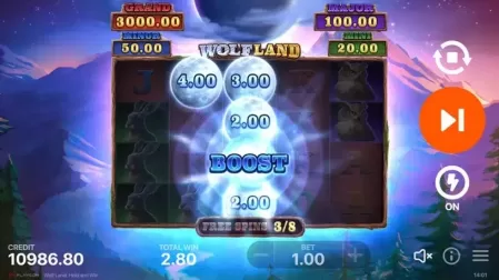 Wolf Land: Hold and Win slot screenshot 5