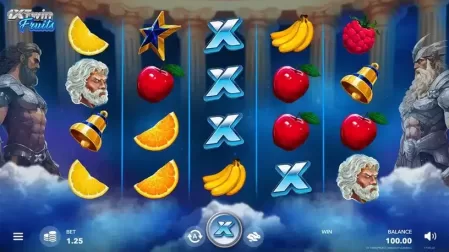 1X Twin Fruits slot screenshot 1