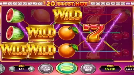 20 Boost Hot slot screenshot 4