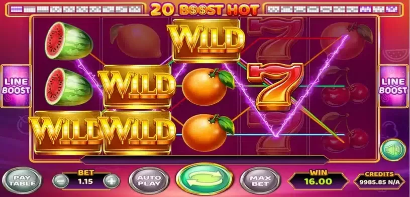 20 Boost Hot slot screenshot 4