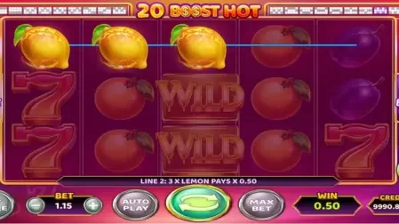 20 Boost Hot slot screenshot 2
