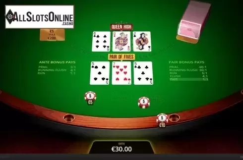 Win Screen . 3 Card Brag (Skywind Group) from Skywind Group