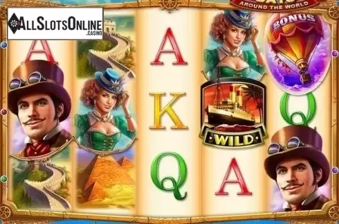 Reel Screen. 80 Days Around The World from Octavian Gaming