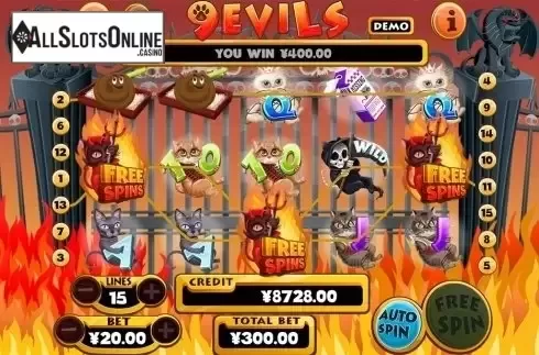 Game workflow 2. 9Lives from Slot Factory