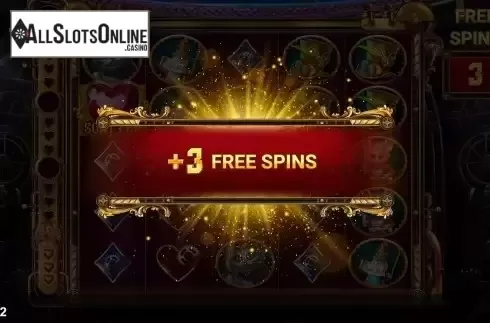 Free Spins Gameplay Screen