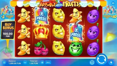 Angry Fruits slot screenshot 1